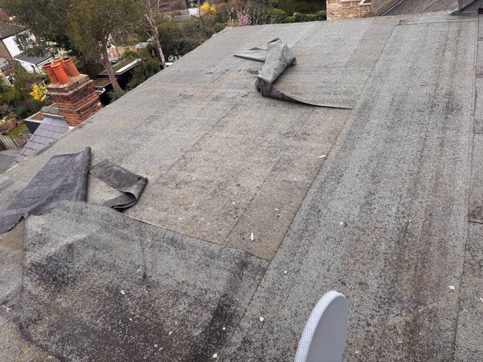 Flat roof installation