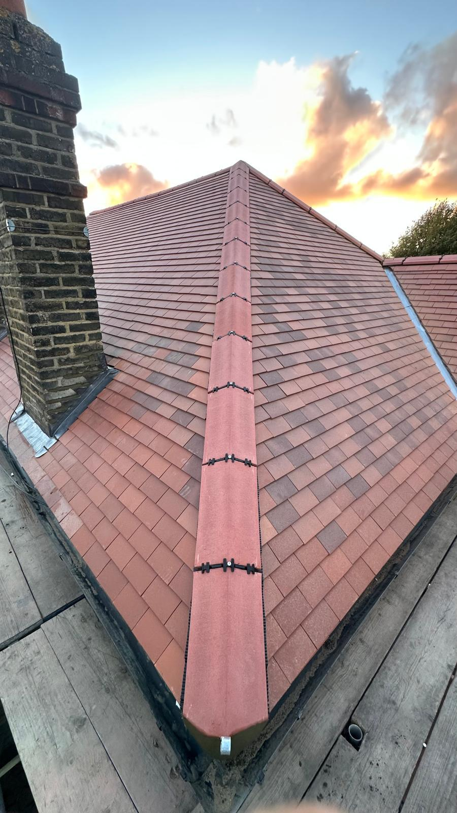 Full re-roof with new dry ridge system