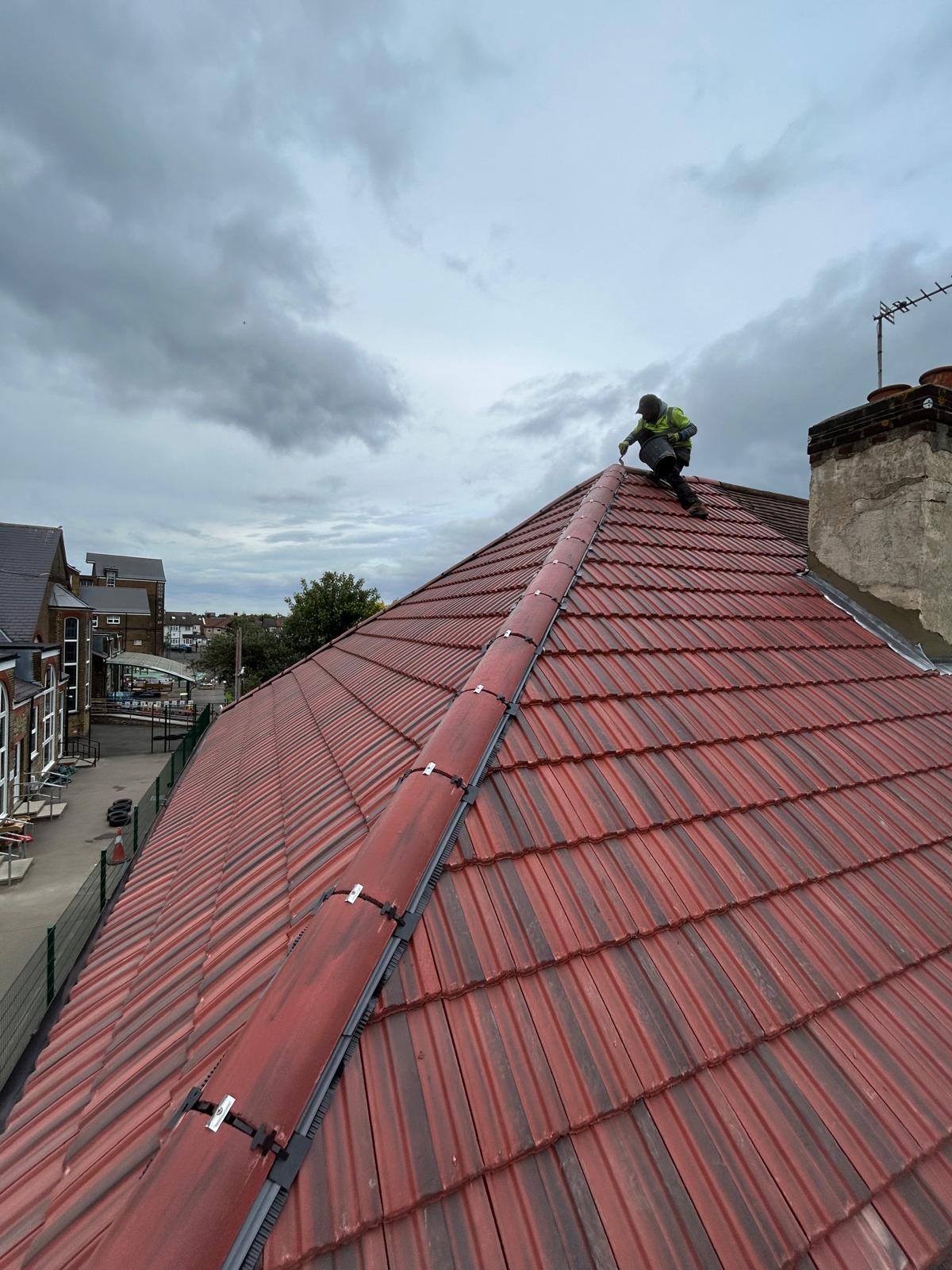 New concrete tile roof installation in Barnet